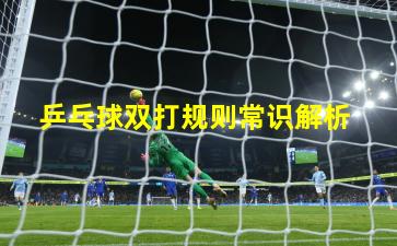 乒乓球双打规则常识解析